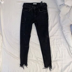 Zara black skinny jeans